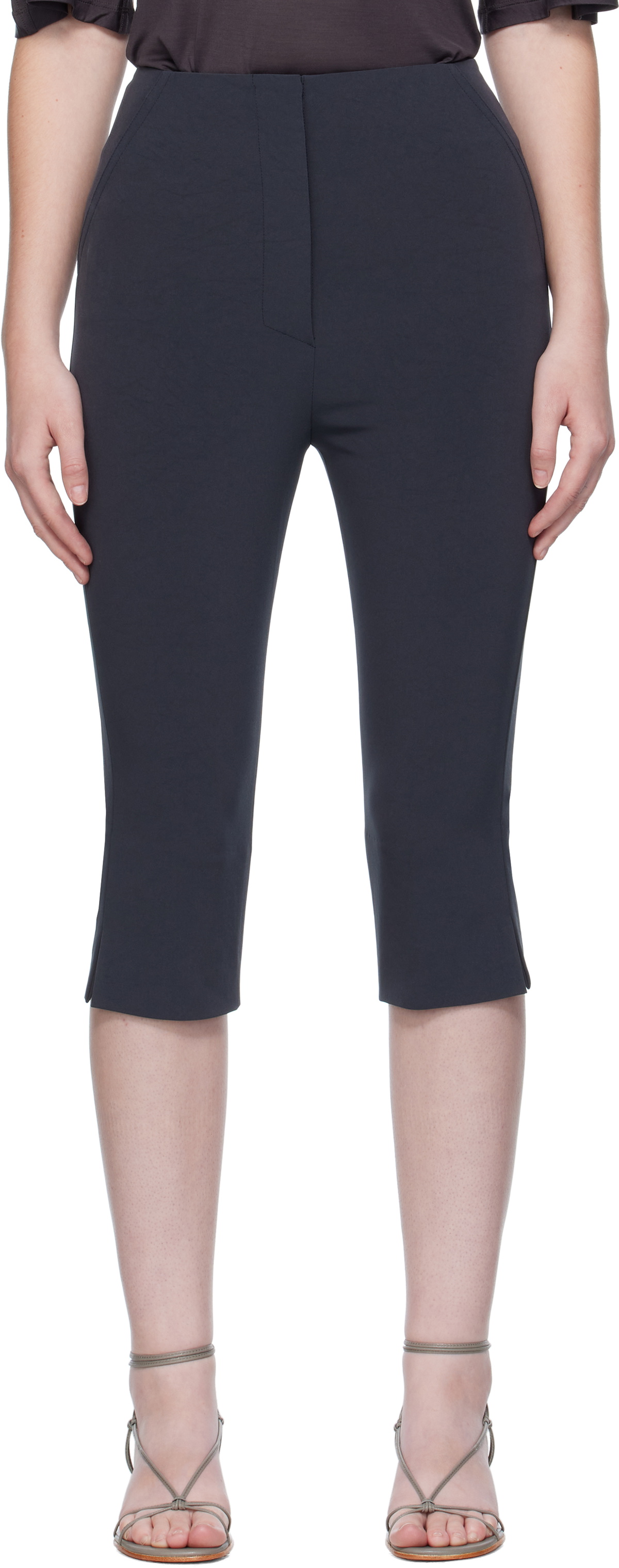 Nanushka Blue Saoirse Capri Shorts