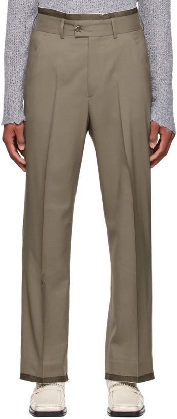 Photo: Our Legacy Gray Wool Trousers