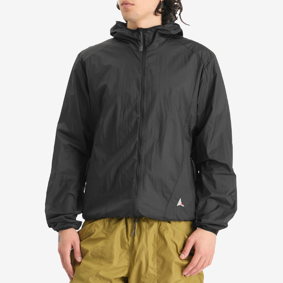 ROA Men's Packable Wind Jacket in Black ROA