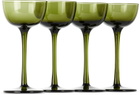ferm LIVING Green Host Liqueur Glass Set, 4 pcs