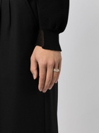 Tom Wood Sterling Silver Orb Slim Duo Ring