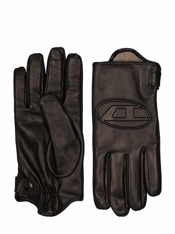 Photo: DIESEL - Oval-d Soft Napa Leather Gloves