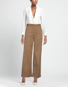 Alessia Santi Womens Pants Camel