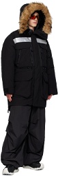 RLX Ralph Lauren Black Reflective Puffer Jacket