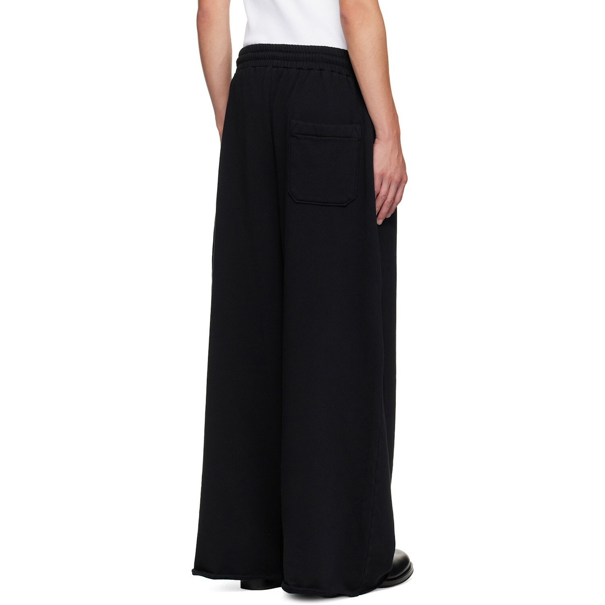 LU'U DAN Black Blacklisted Gym Sweatpants