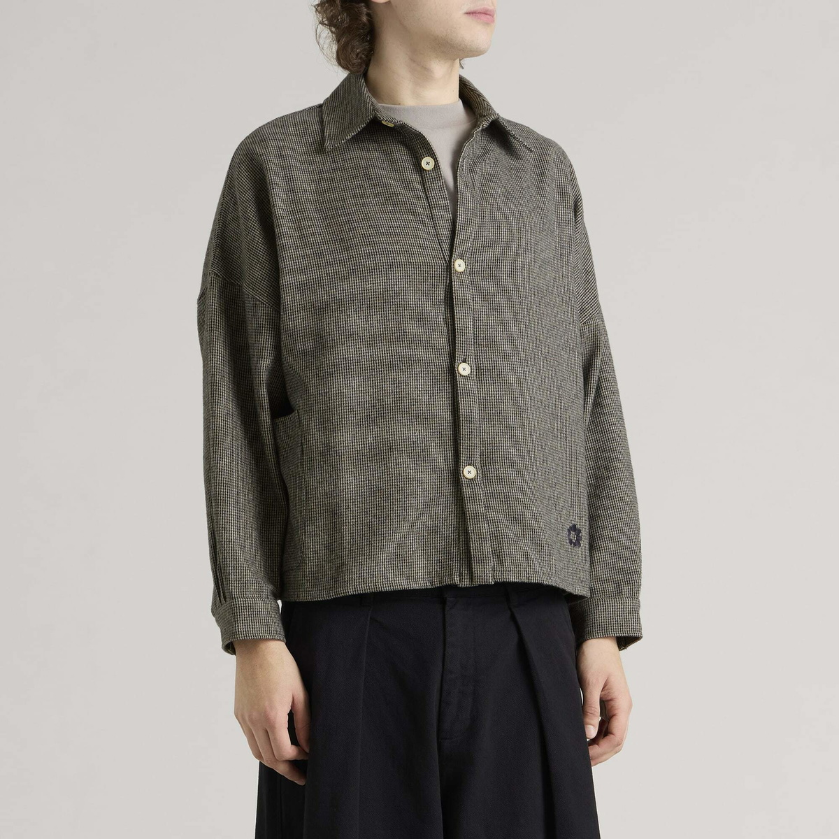 Gander Men's Deans Shirt in Houndstooth