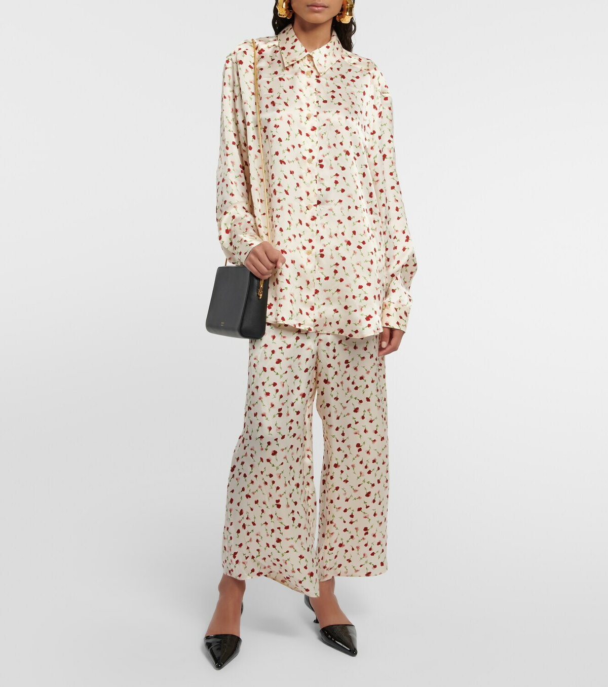 【送料&関税込】Khaite Mindy Wide Leg Trousers Khaite - Mindy wide-leg pants Khaite