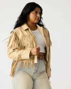 Steve Madden Halia Jacket Long Sleeve in Tan