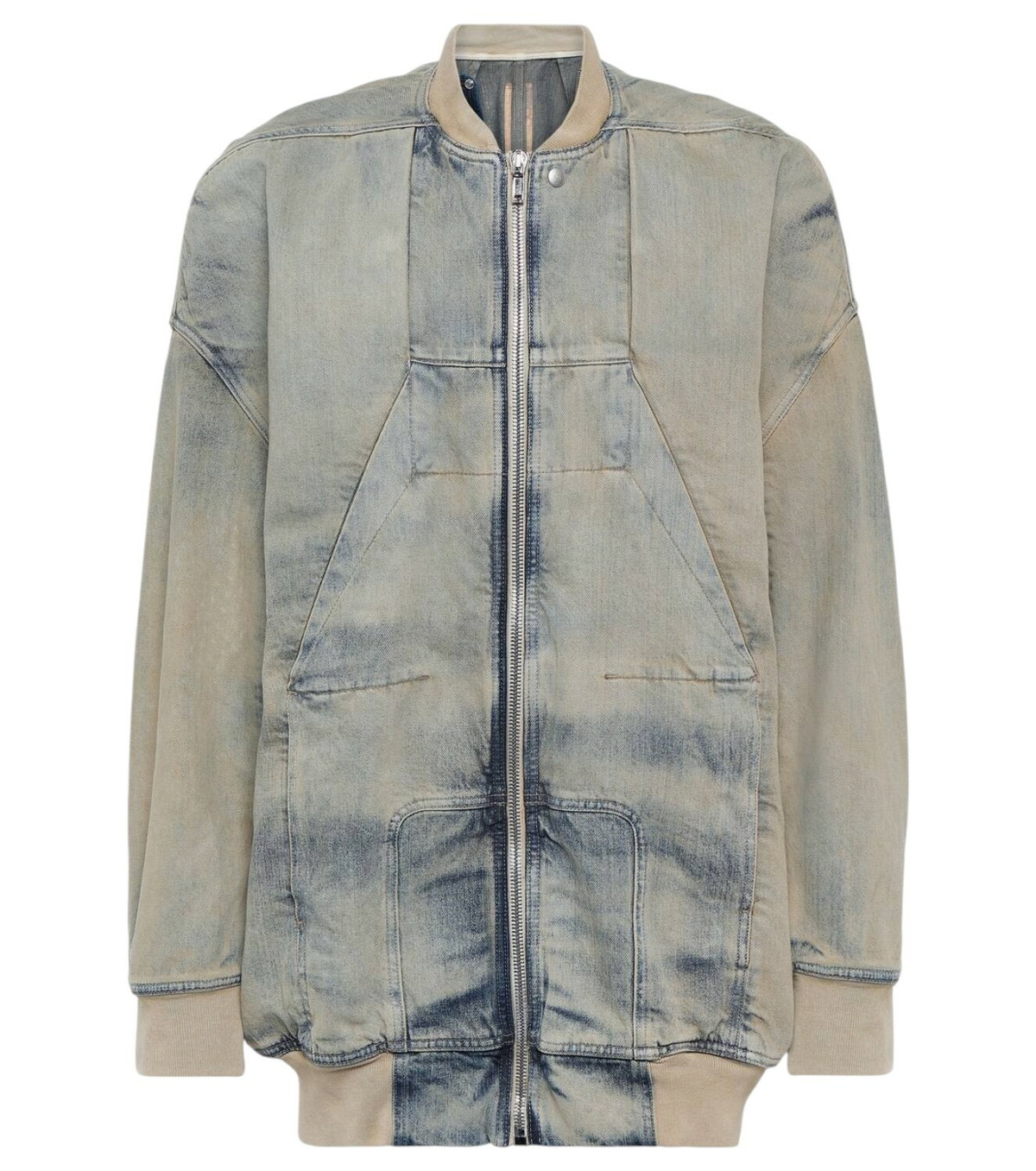 ジャケット・アウター rickowens drkshdw waxed denim jacket Rick Owens Drkshdw Black Waxed Denim Worker Jacket Rick