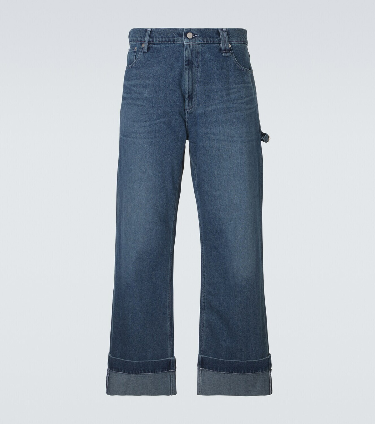 Simone Rocha Crystal-embellished straight jeans