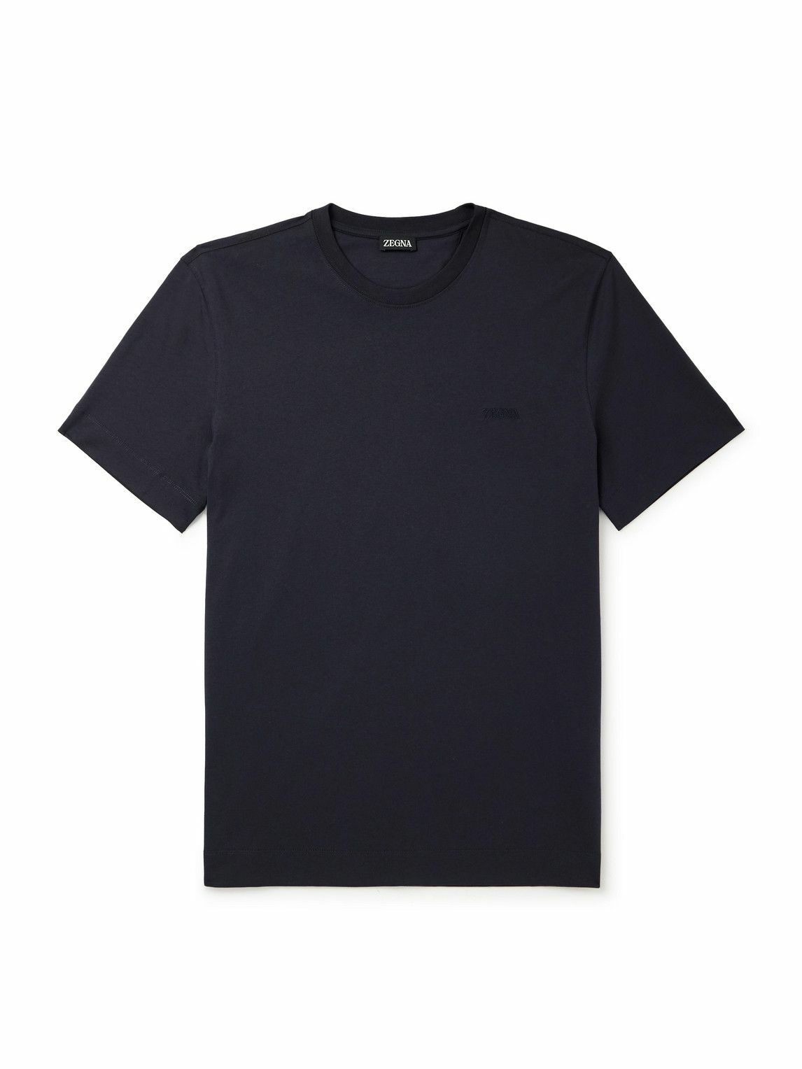 Zegna - Logo cotton T-shirt Zegna