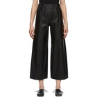 Loewe Black Lambskin Cropped Trousers