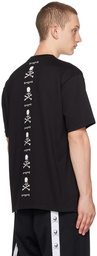 mastermind JAPAN Black Printed T-Shirt