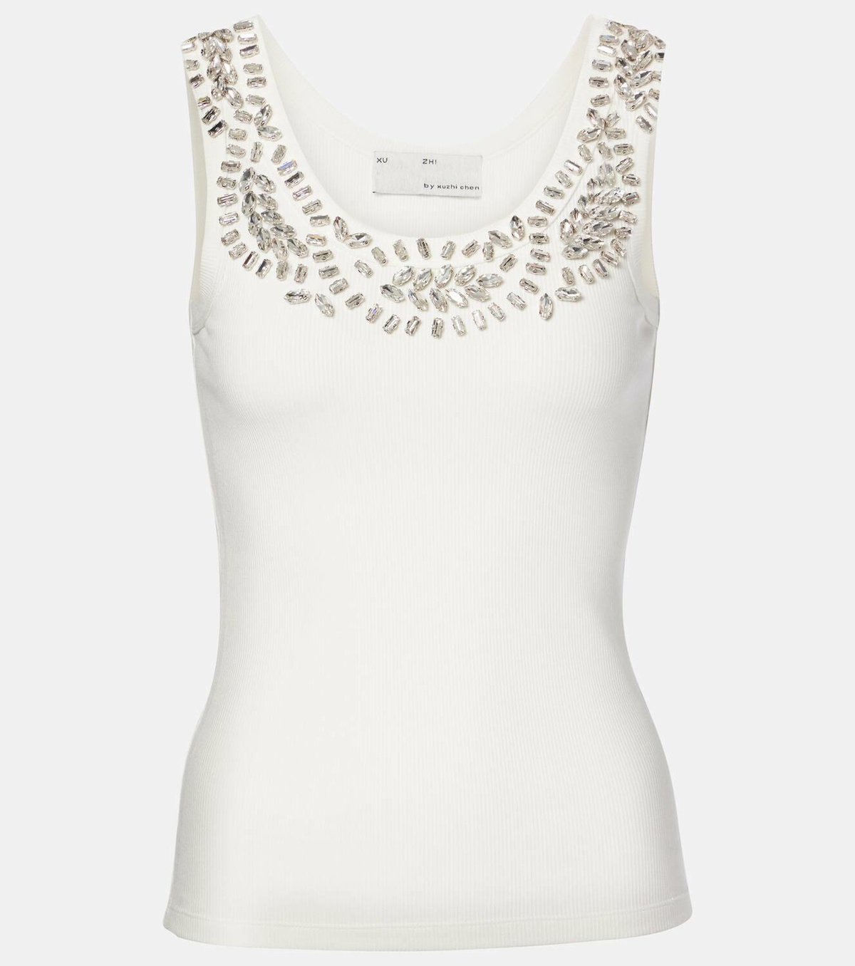 Xu Zhi Laurel embellished tank top