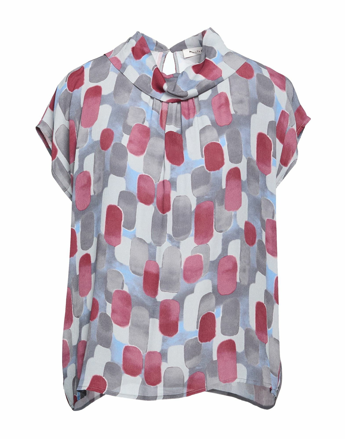 Manila Grace Womens Top in Grey