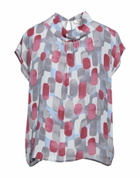 Manila Grace Womens Top in Grey