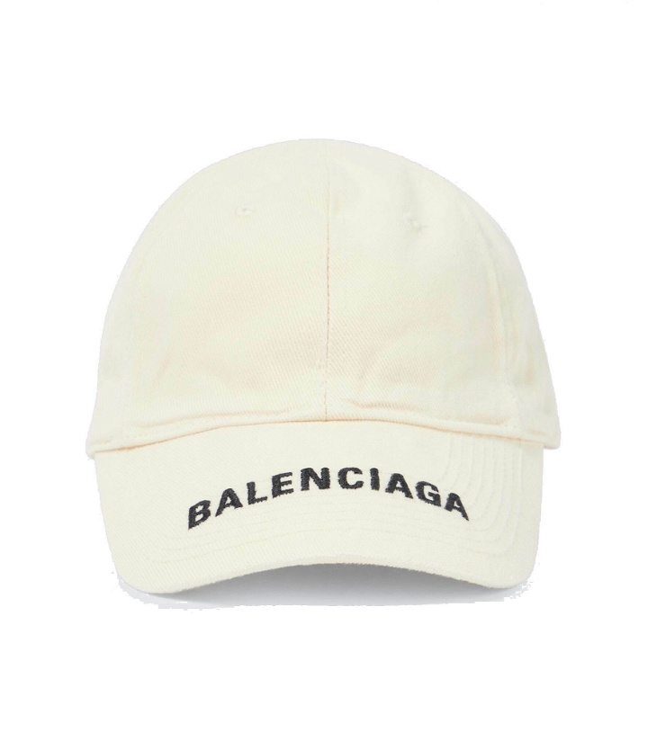 Photo: Balenciaga - Logo cotton baseball cap