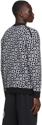 Kenzo Black Monogram Sweater