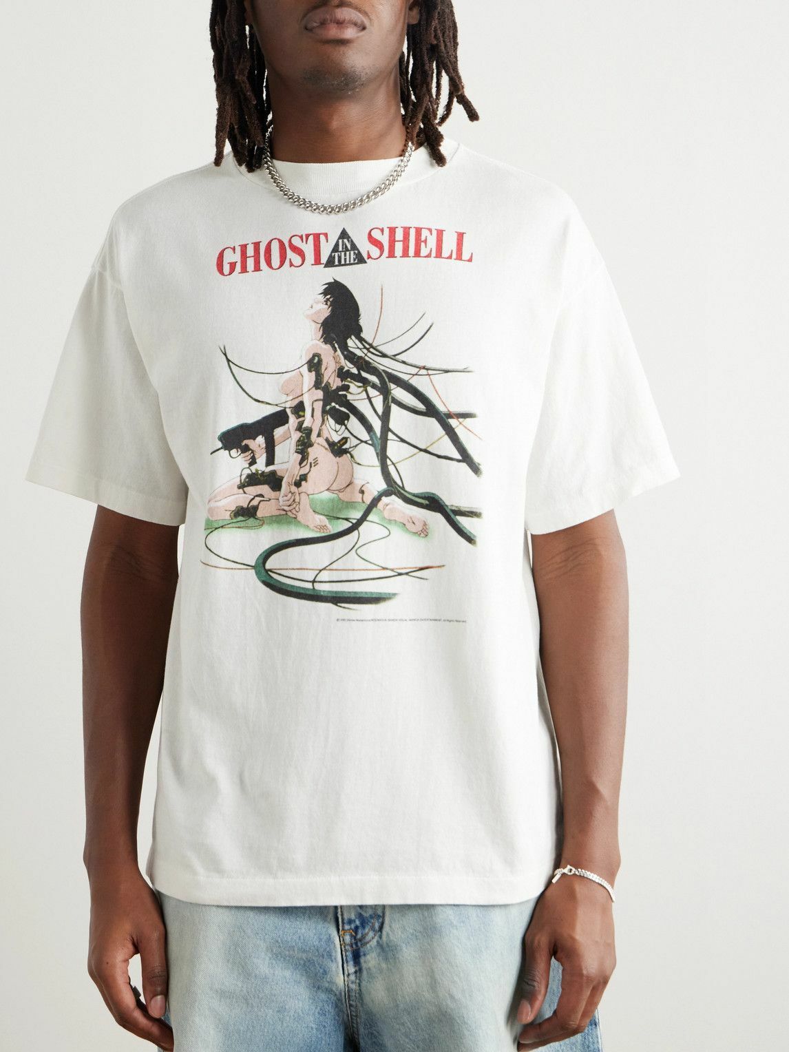 SAINT Mxxxxxx - Ghost in the Shell Printed Cotton-Jersey T-Shirt