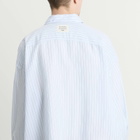 Acne Studios Men's Oversized Stripe Shirt in Blue