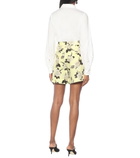 Erdem - Howard high-rise floral cotton shorts