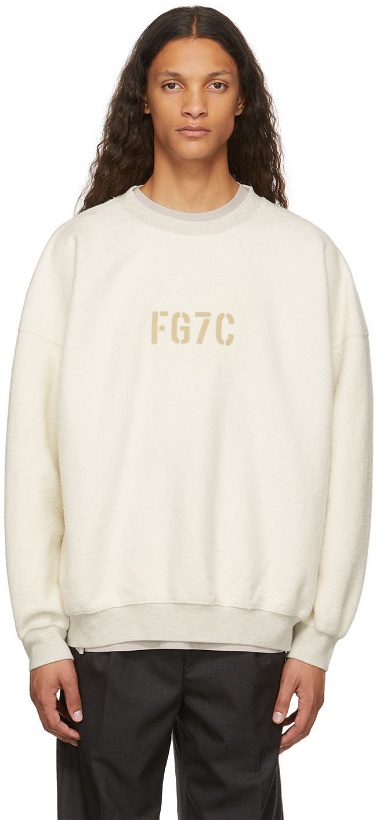 Photo: Fear of God Off-White Inside Out Sweatshirt
