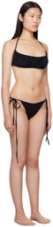 BINYA Black Self-Tie Bikini