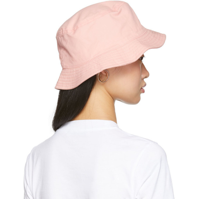 Acne Studios pink bucket hat Acne Studios Pink Twill Bucket Hat Acne Studios main image 2