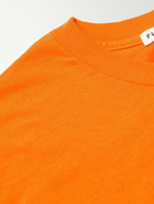 Flagstuff - Printed Cotton-Jersey T-Shirt - Orange