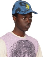 JW Anderson Blue Rembrandt Embroidered Cap