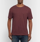 Kingsman - Todd Snyder Champion Mélange Slub Cotton-Jersey T-Shirt - Plum