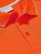 Kjus Golf - Stan Cotton-Blend Piqué Golf Polo Shirt - Orange