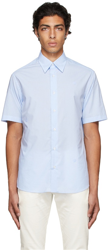 Photo: Dunhill Blue D-Series Short Sleeve Shirt
