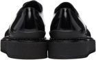 John Elliott Black Patent Creeper Derbys