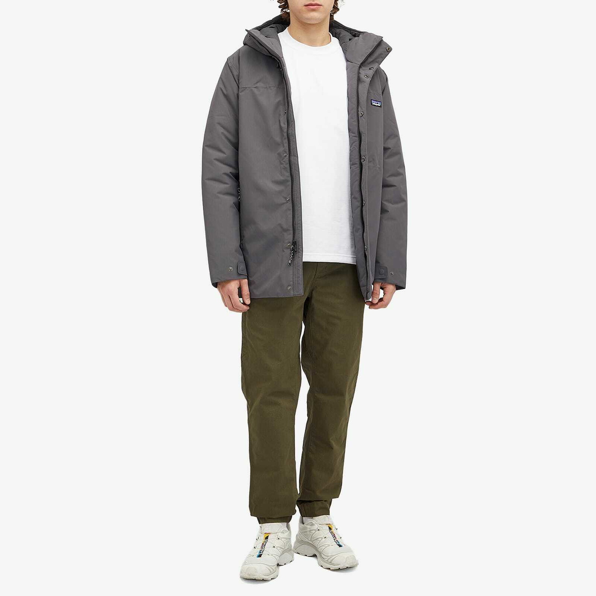 Patagonia Men's Twill Traveler Pants in Basin Green