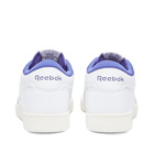 Reebok Men's Club C Mid II Vintage Sneakers in White/Chalk/Bold Purple