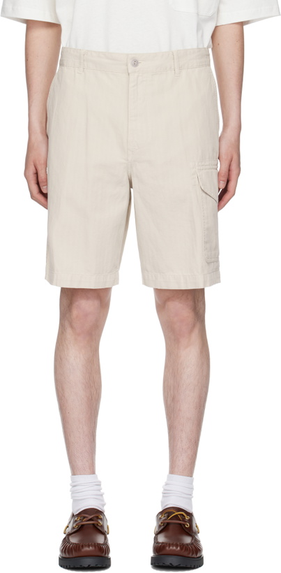 Photo: Belstaff Beige CS60 Cargo Shorts
