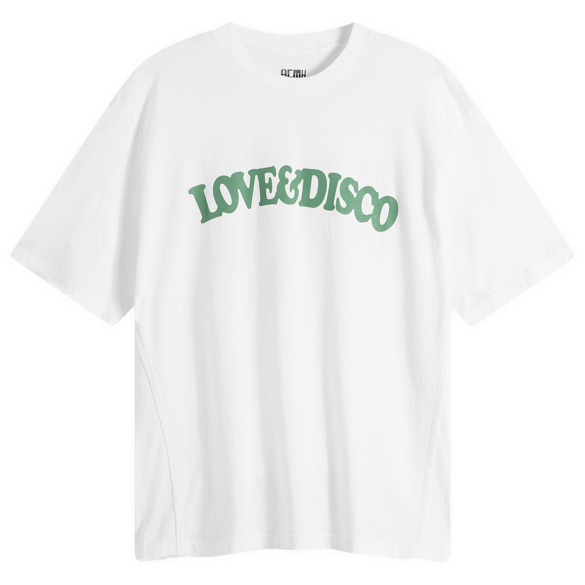 ACMH by Magic Castles Men's x Love International Rainbow Disco T-Shirt in White