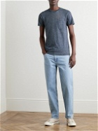 Velva Sheen - Slim-Fit Cotton-Blend Jersey T-Shirt - Blue