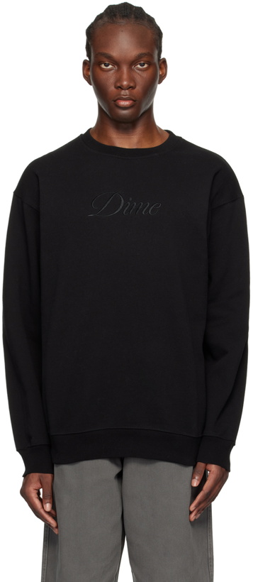 Photo: Dime Black Cursive Sweatshirt
