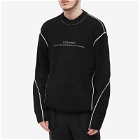 A-COLD-WALL* Men's Dialouge Knit Crew Sweat in Black