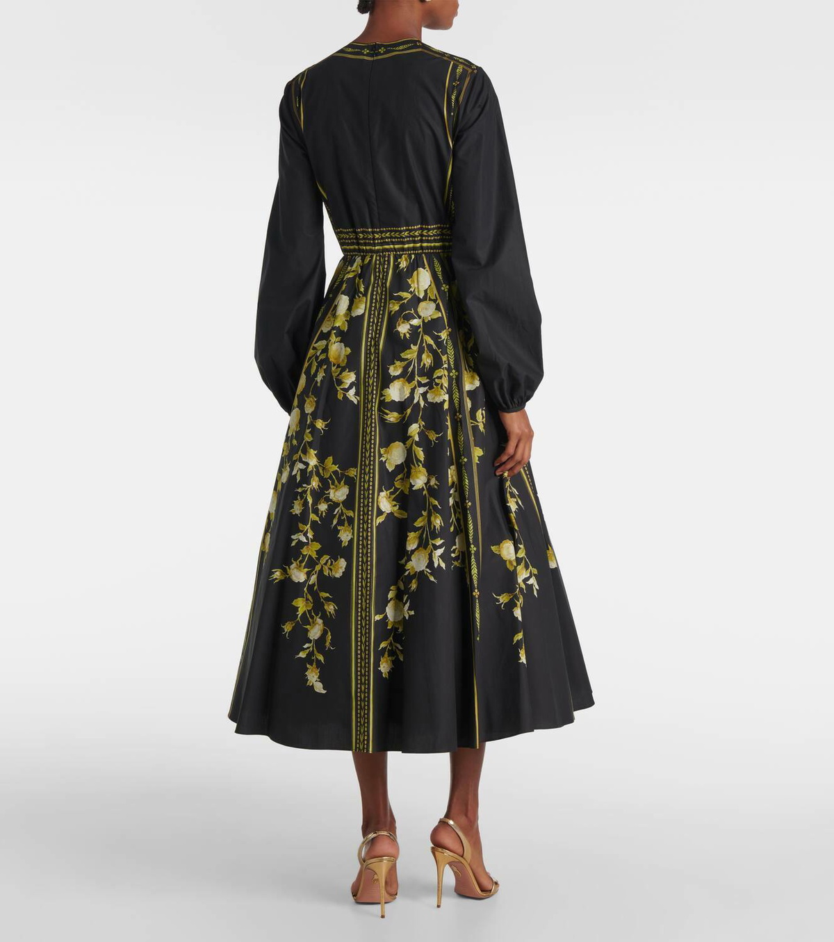 Giambattista Valli Papier Peint cotton poplin gown