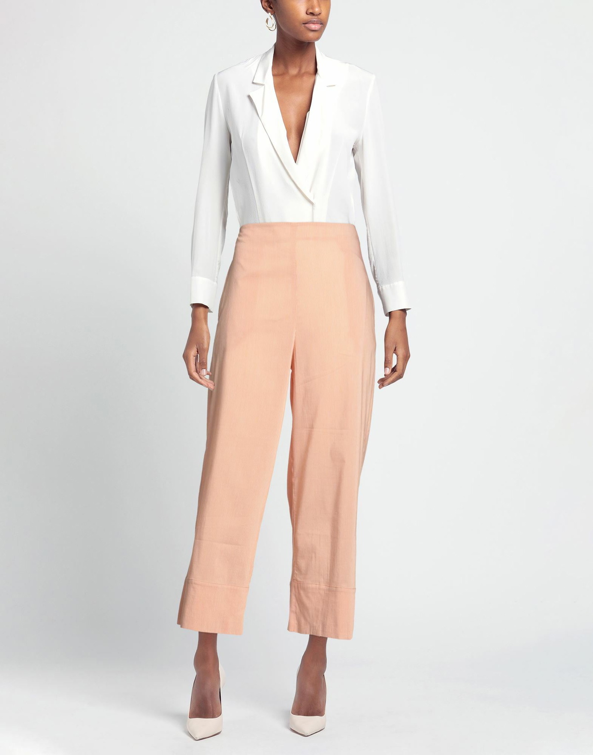 Alessia Santi Womens Pants Apricot