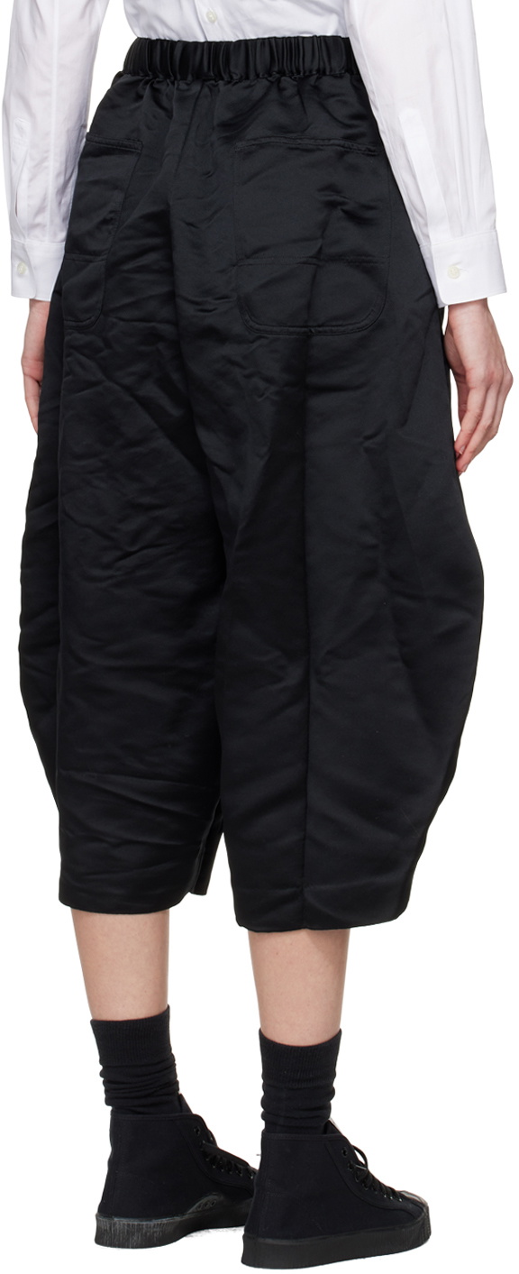 Black Comme des Garçons Black Drawstring Shorts