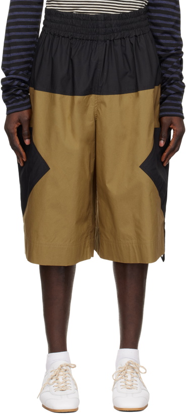 Photo: SC103 SSENSE Exclusive Black & Brown Champion Shorts