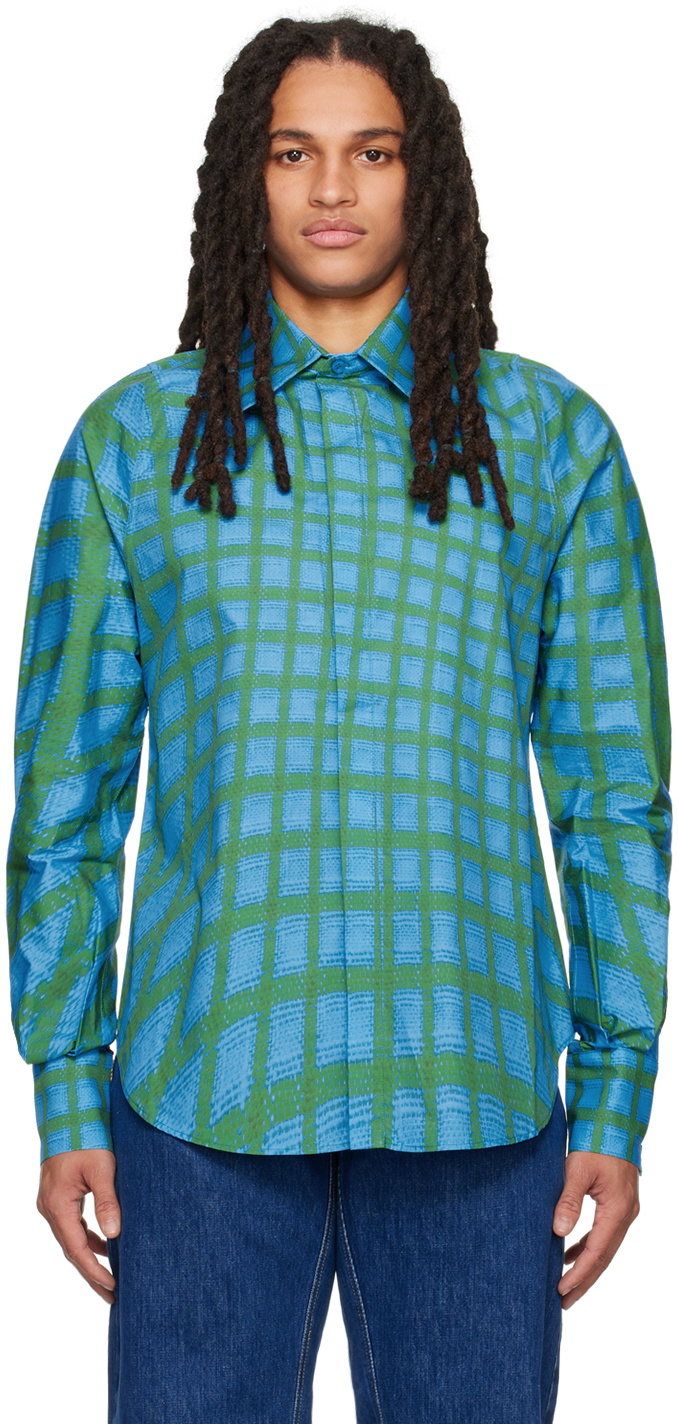 Bianca Saunders Blue Lamont Shirt