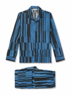 Mr P. - Striped Cotton Pyjama Set - Blue