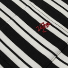Gramicci Men's Long Sleeve Striped Pocket T-Shirt in Black/White