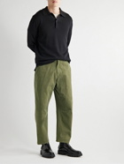 Nili Lotan - Carpenter Straight-Leg Cotton-Blend Twill Pants - Green