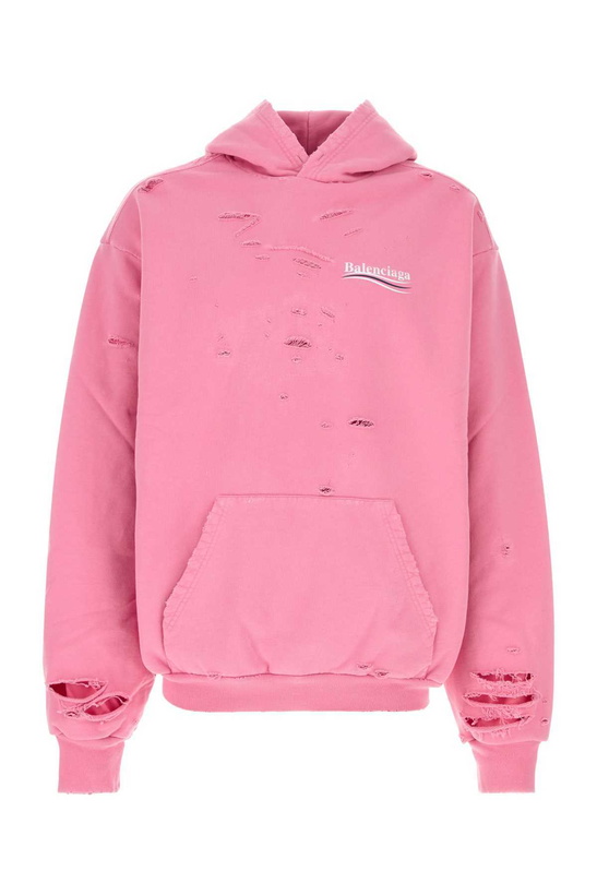 Photo: Balenciaga Pink Cotton Oversize Sweatshirt